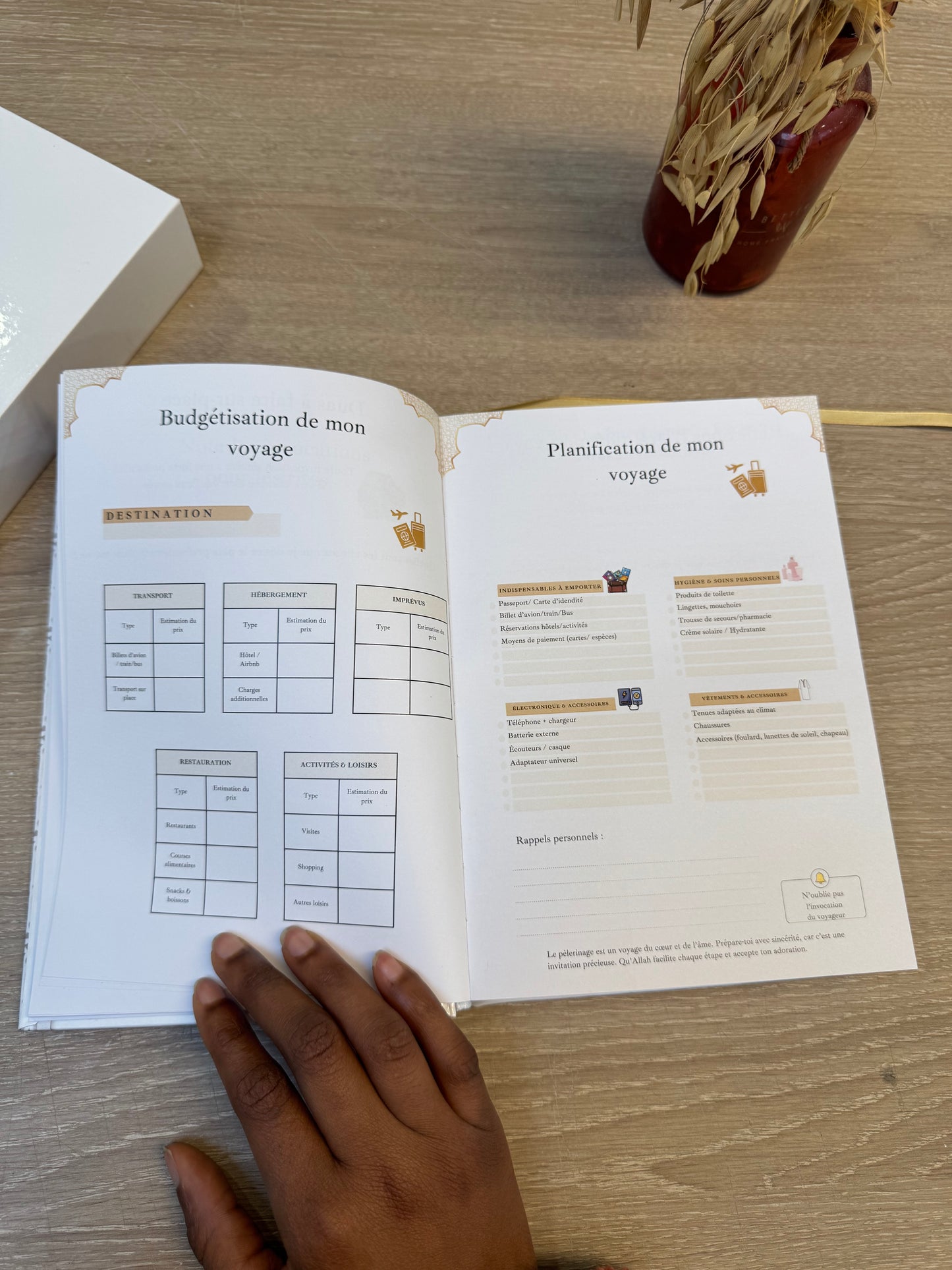 Muslim planner (6 mois) : Foi, Productivité & Harmonie