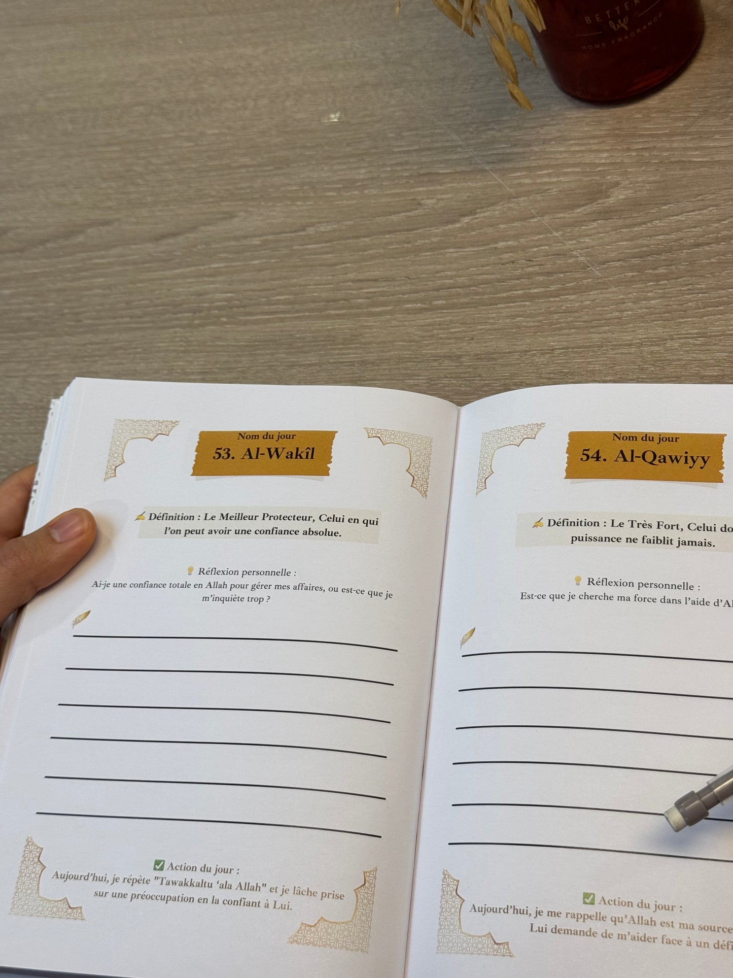 Muslim planner (6 mois) : Foi, Productivité & Harmonie