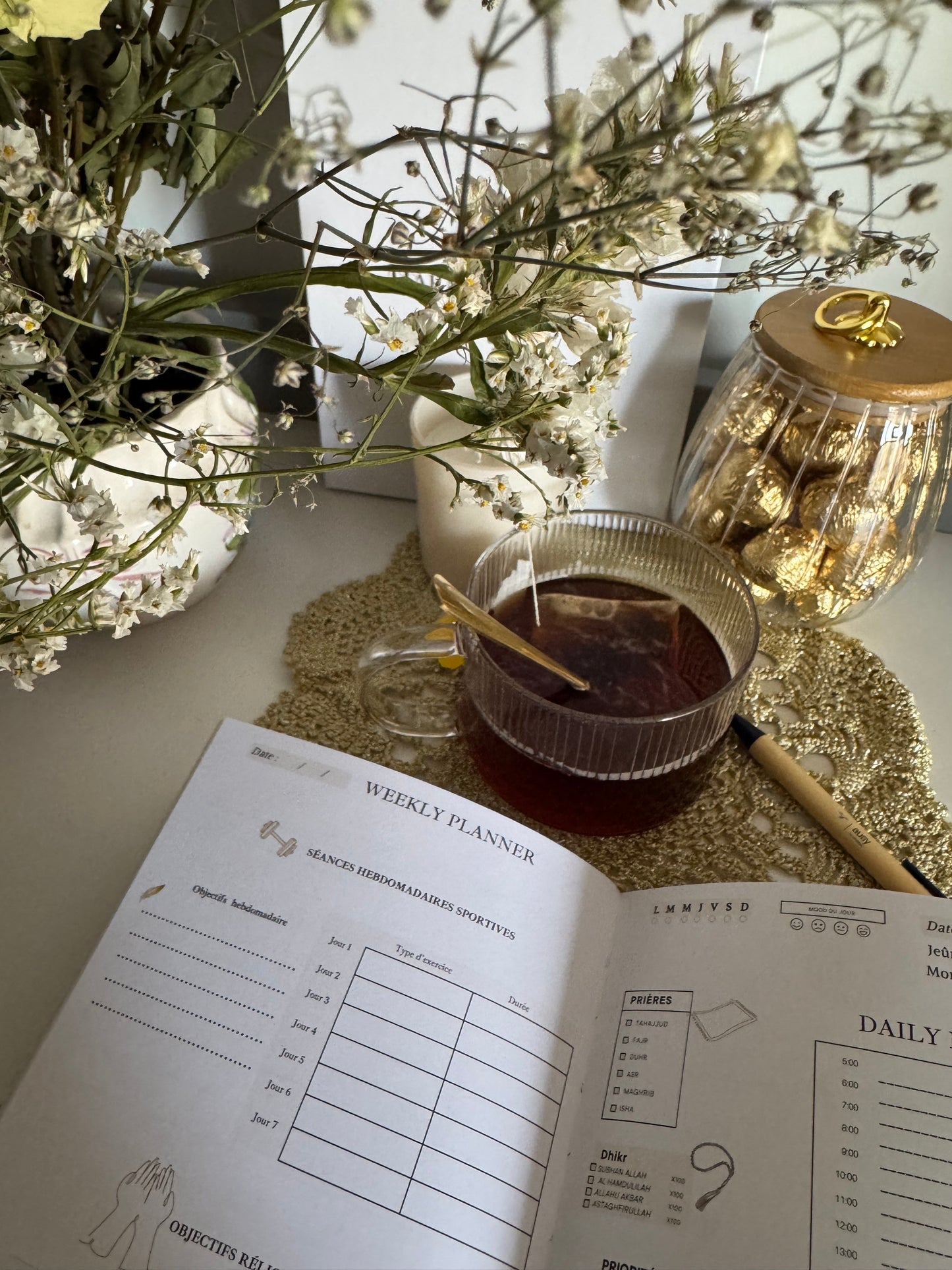 Muslim planner (6 mois) : Foi, Productivité & Harmonie